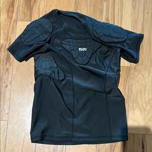 TUOY Black Padded Sports Shirt